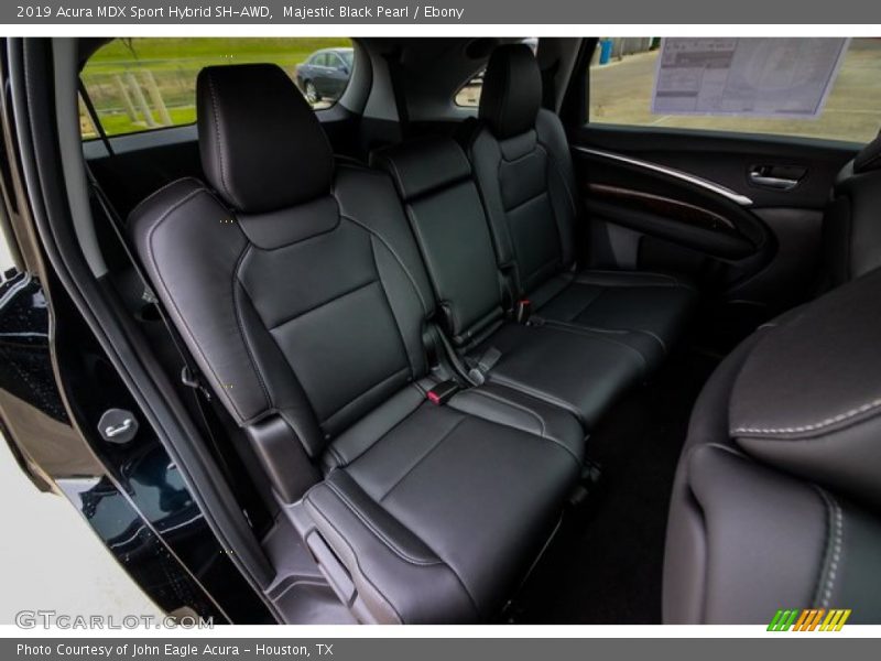 Majestic Black Pearl / Ebony 2019 Acura MDX Sport Hybrid SH-AWD