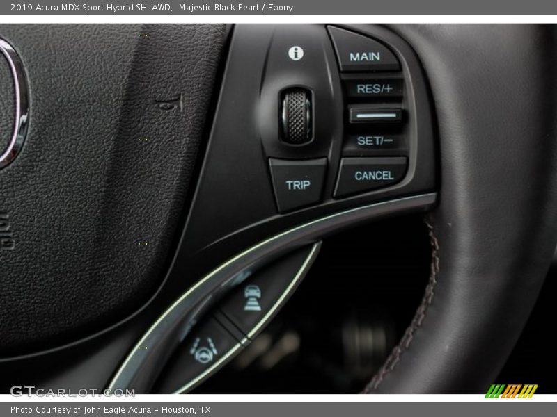 Majestic Black Pearl / Ebony 2019 Acura MDX Sport Hybrid SH-AWD