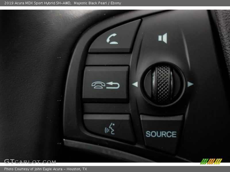 Majestic Black Pearl / Ebony 2019 Acura MDX Sport Hybrid SH-AWD
