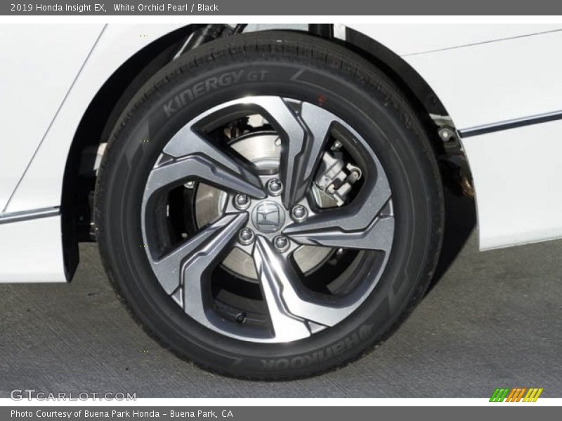 White Orchid Pearl / Black 2019 Honda Insight EX