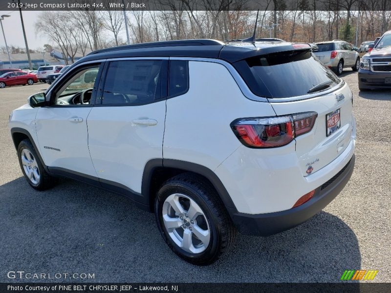 White / Black 2019 Jeep Compass Latitude 4x4
