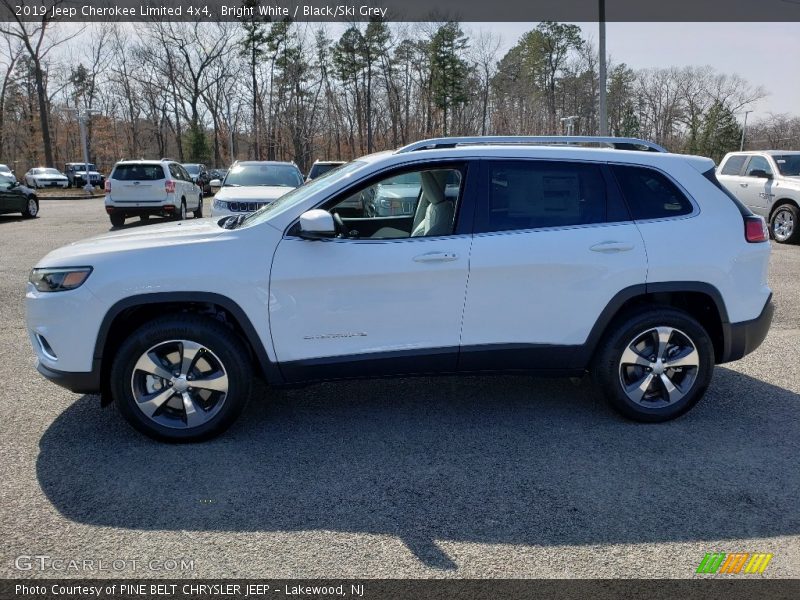 Bright White / Black/Ski Grey 2019 Jeep Cherokee Limited 4x4