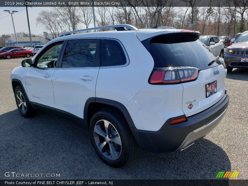 Bright White / Black/Ski Grey 2019 Jeep Cherokee Limited 4x4
