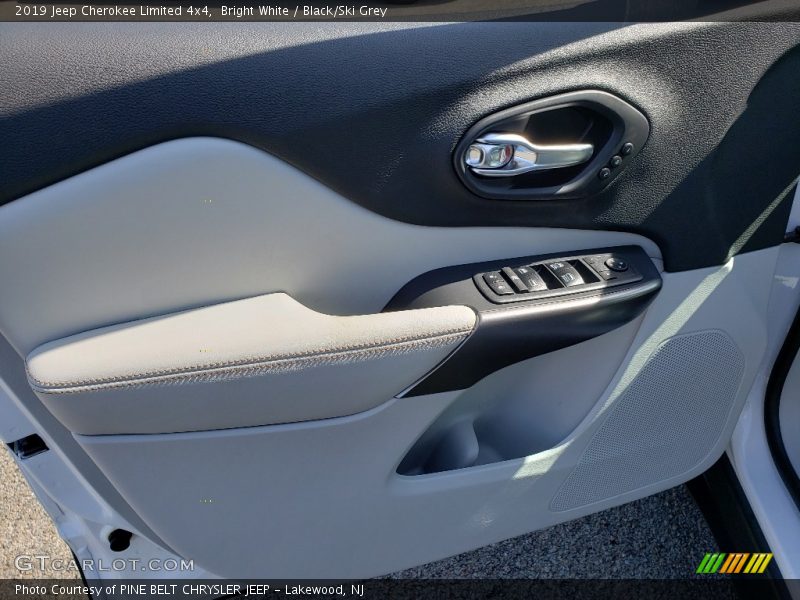 Bright White / Black/Ski Grey 2019 Jeep Cherokee Limited 4x4