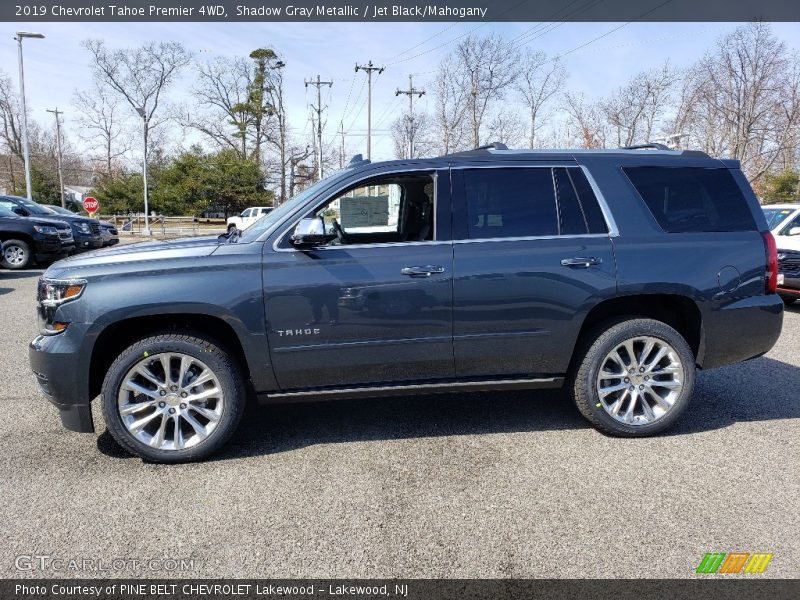 Shadow Gray Metallic / Jet Black/Mahogany 2019 Chevrolet Tahoe Premier 4WD