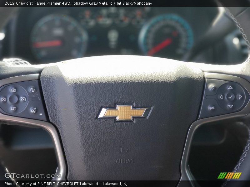 Shadow Gray Metallic / Jet Black/Mahogany 2019 Chevrolet Tahoe Premier 4WD
