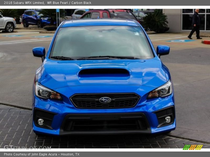 WR Blue Pearl / Carbon Black 2018 Subaru WRX Limited