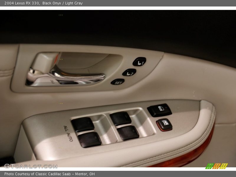 Black Onyx / Light Gray 2004 Lexus RX 330