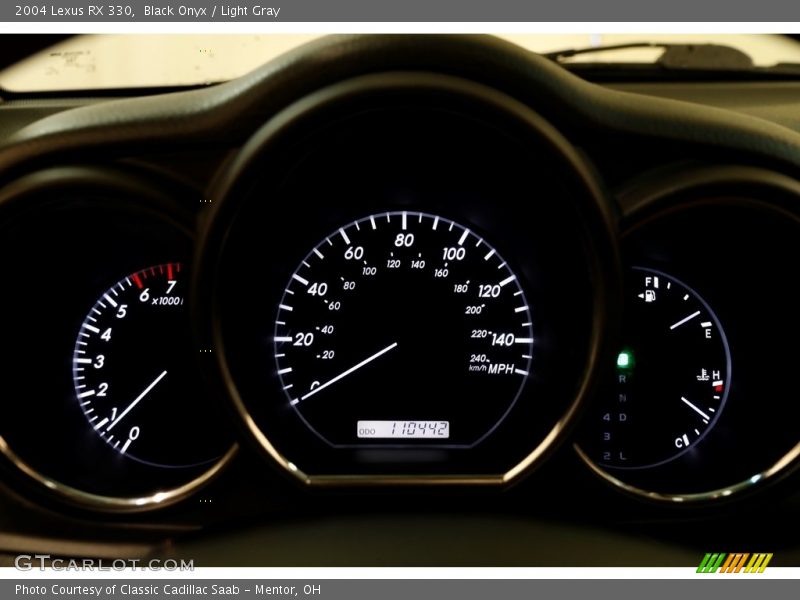 Black Onyx / Light Gray 2004 Lexus RX 330