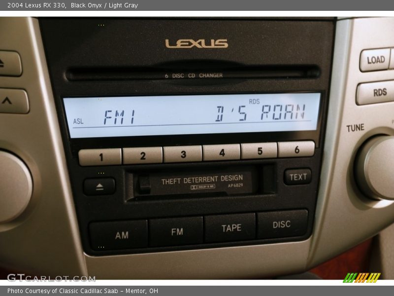 Black Onyx / Light Gray 2004 Lexus RX 330