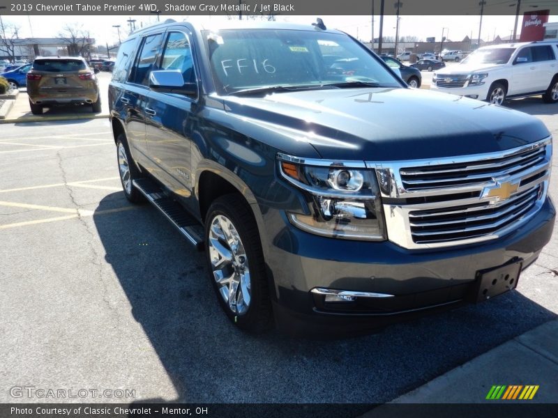Shadow Gray Metallic / Jet Black 2019 Chevrolet Tahoe Premier 4WD