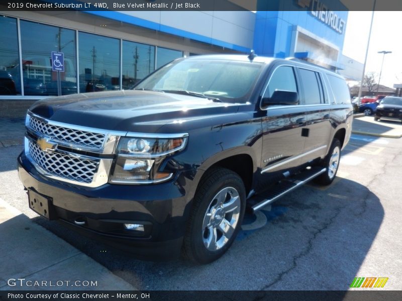Blue Velvet Metallic / Jet Black 2019 Chevrolet Suburban LT 4WD