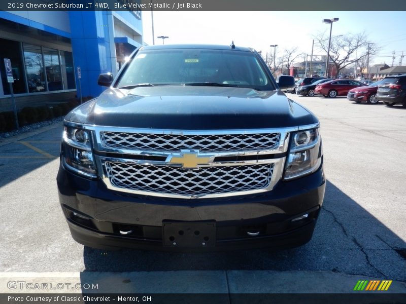 Blue Velvet Metallic / Jet Black 2019 Chevrolet Suburban LT 4WD
