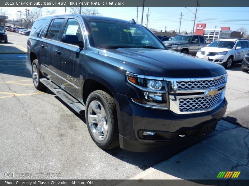 Blue Velvet Metallic / Jet Black 2019 Chevrolet Suburban LT 4WD