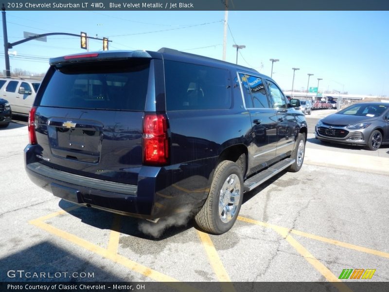 Blue Velvet Metallic / Jet Black 2019 Chevrolet Suburban LT 4WD