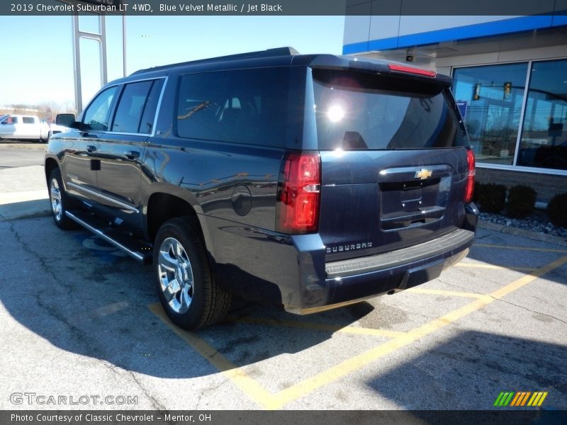 Blue Velvet Metallic / Jet Black 2019 Chevrolet Suburban LT 4WD