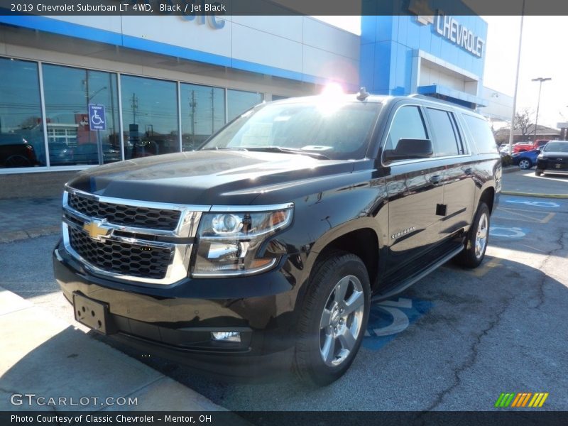 Black / Jet Black 2019 Chevrolet Suburban LT 4WD