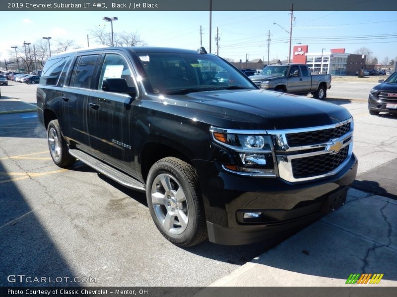 Black / Jet Black 2019 Chevrolet Suburban LT 4WD