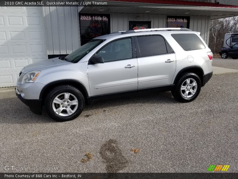 Quicksilver Metallic / Light Titanium 2010 GMC Acadia SLE