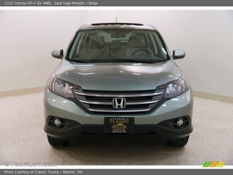 Opal Sage Metallic / Beige 2012 Honda CR-V EX 4WD