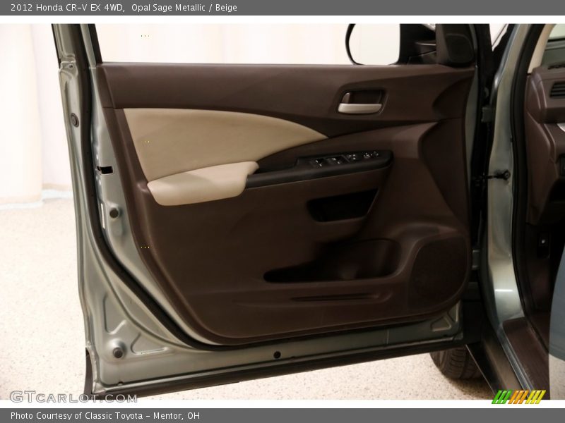 Opal Sage Metallic / Beige 2012 Honda CR-V EX 4WD