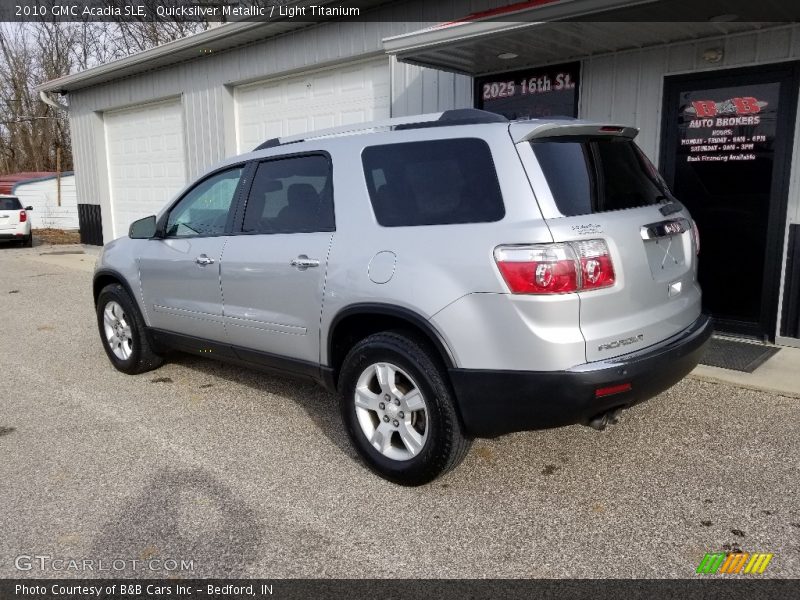 Quicksilver Metallic / Light Titanium 2010 GMC Acadia SLE