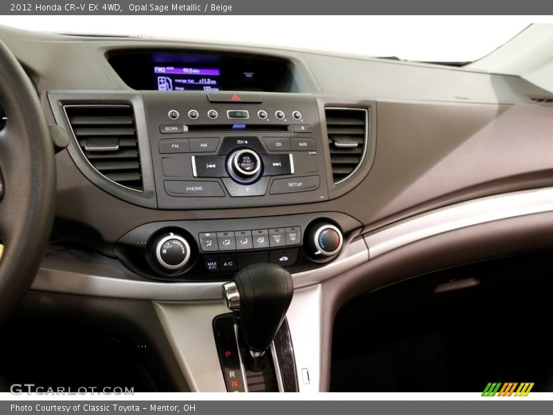 Opal Sage Metallic / Beige 2012 Honda CR-V EX 4WD