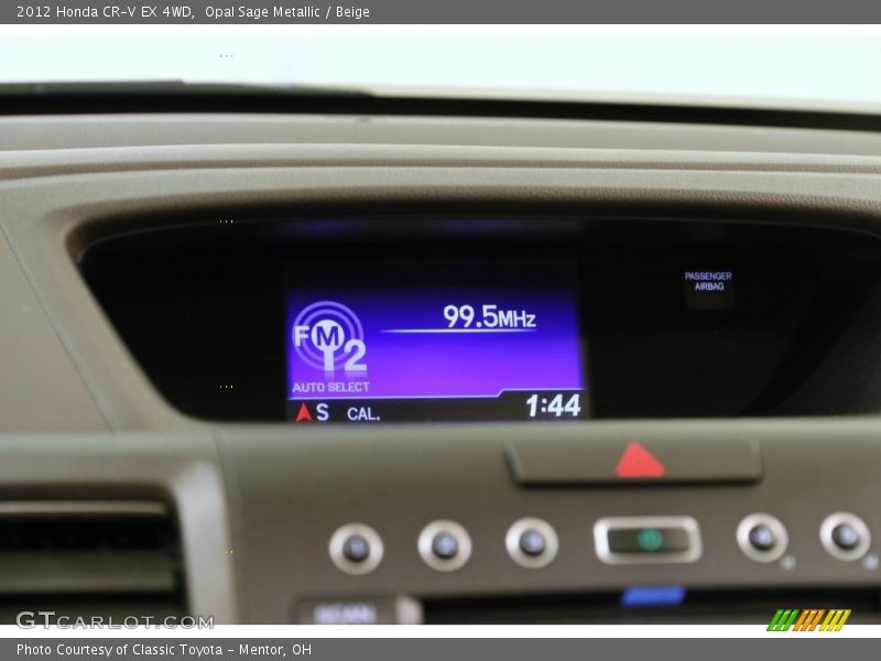 Opal Sage Metallic / Beige 2012 Honda CR-V EX 4WD
