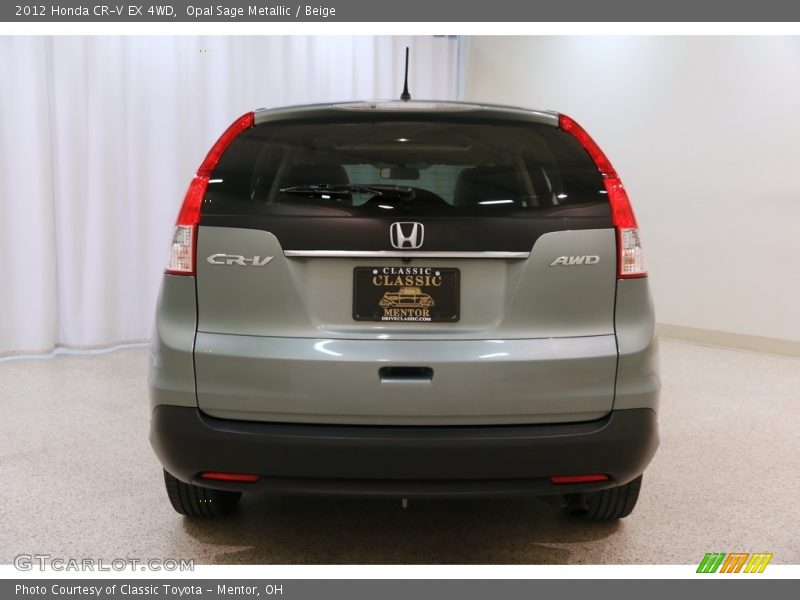 Opal Sage Metallic / Beige 2012 Honda CR-V EX 4WD