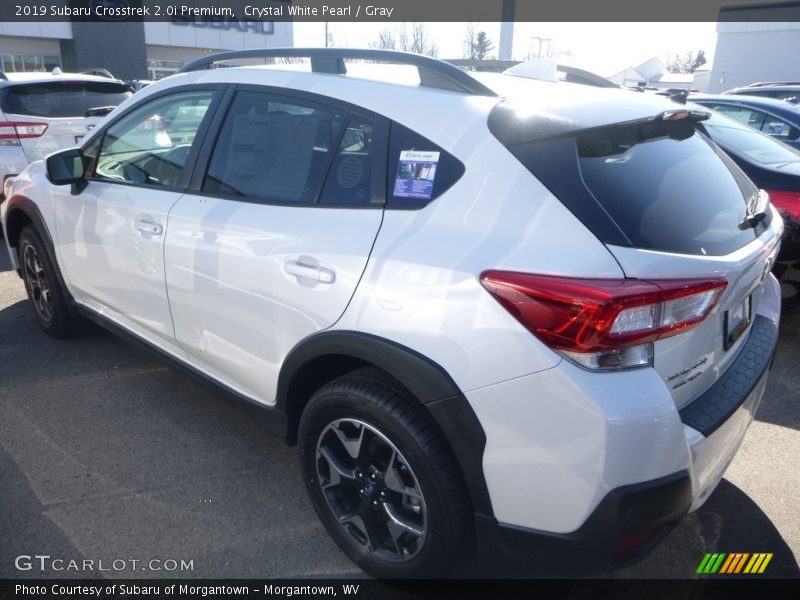 Crystal White Pearl / Gray 2019 Subaru Crosstrek 2.0i Premium