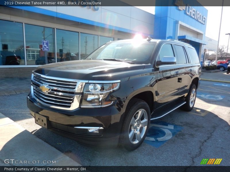 Black / Cocoa/Dune 2019 Chevrolet Tahoe Premier 4WD