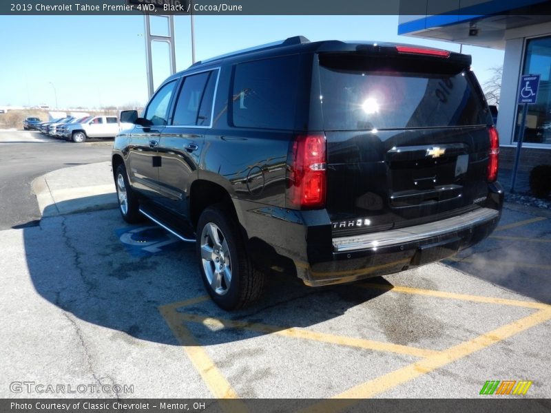 Black / Cocoa/Dune 2019 Chevrolet Tahoe Premier 4WD