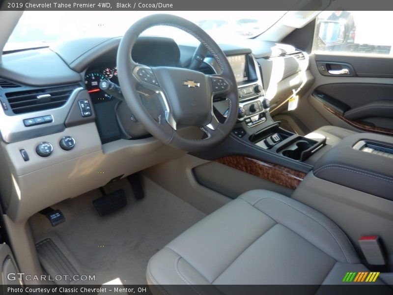 Black / Cocoa/Dune 2019 Chevrolet Tahoe Premier 4WD