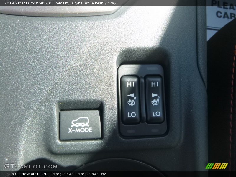 Crystal White Pearl / Gray 2019 Subaru Crosstrek 2.0i Premium