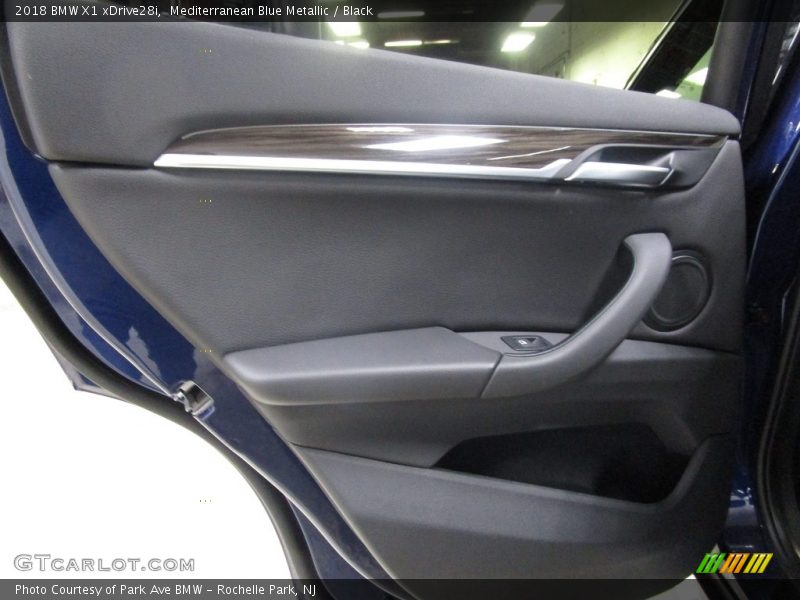 Mediterranean Blue Metallic / Black 2018 BMW X1 xDrive28i