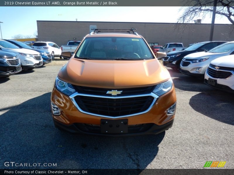 Orange Burst Metallic / Jet Black 2019 Chevrolet Equinox LT AWD