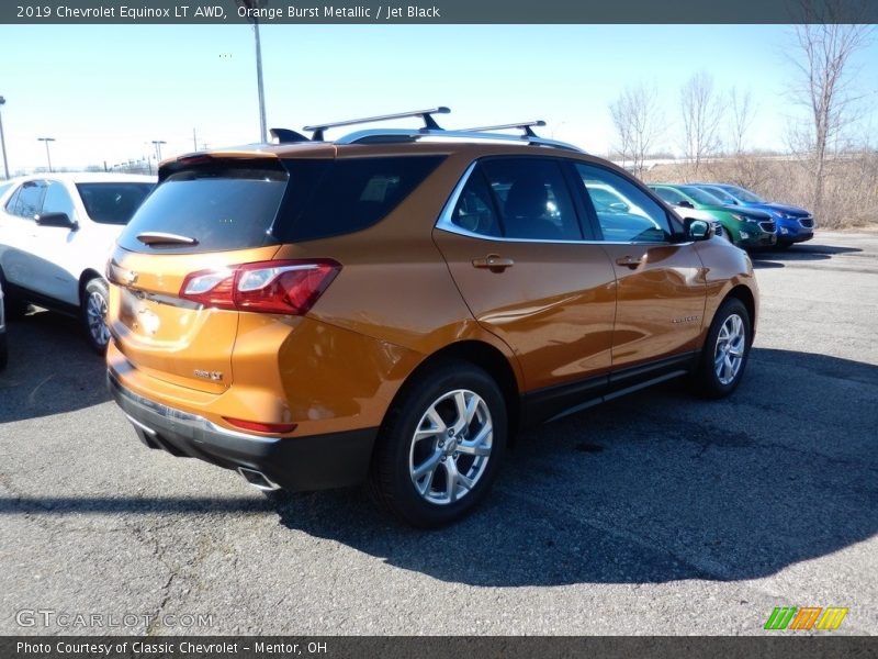 Orange Burst Metallic / Jet Black 2019 Chevrolet Equinox LT AWD