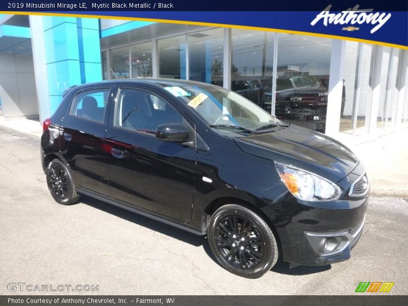 Mystic Black Metallic / Black 2019 Mitsubishi Mirage LE