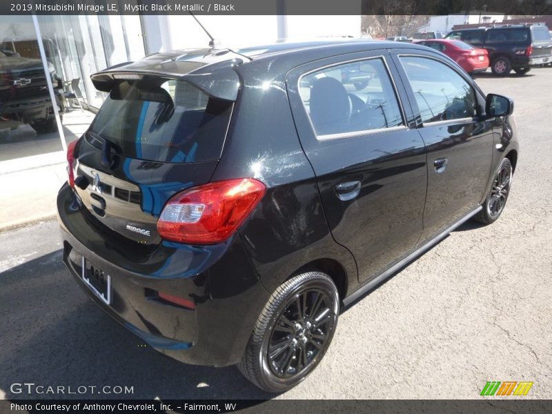 Mystic Black Metallic / Black 2019 Mitsubishi Mirage LE