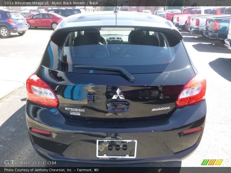 Mystic Black Metallic / Black 2019 Mitsubishi Mirage LE