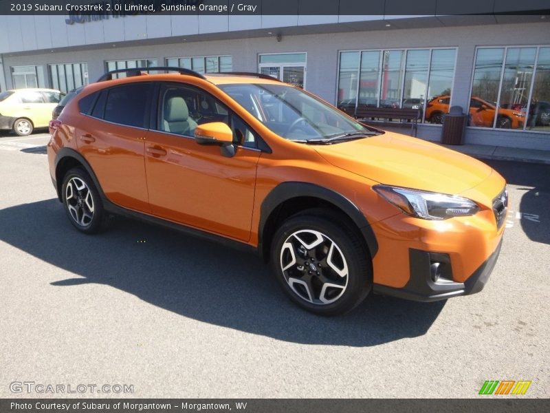 Sunshine Orange / Gray 2019 Subaru Crosstrek 2.0i Limited