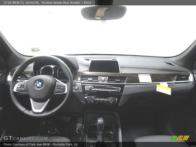 Mediterranean Blue Metallic / Black 2018 BMW X1 xDrive28i