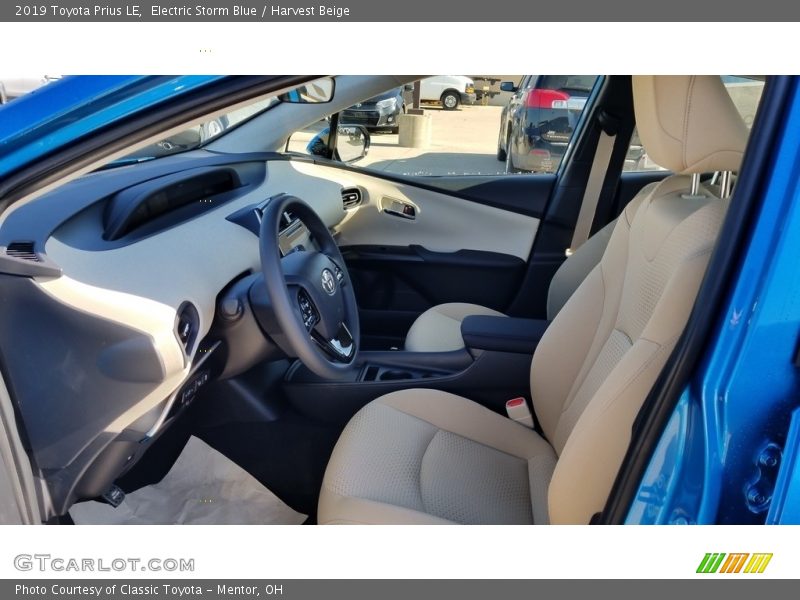 Electric Storm Blue / Harvest Beige 2019 Toyota Prius LE