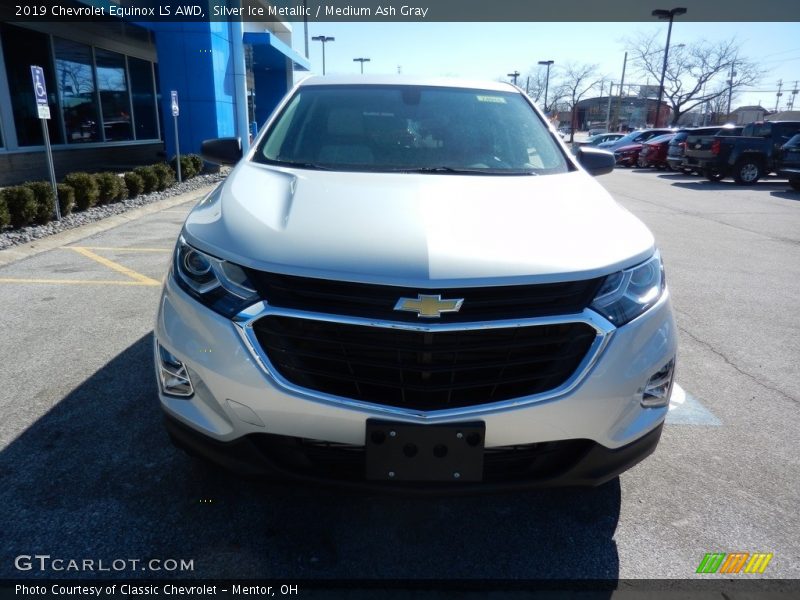 Silver Ice Metallic / Medium Ash Gray 2019 Chevrolet Equinox LS AWD