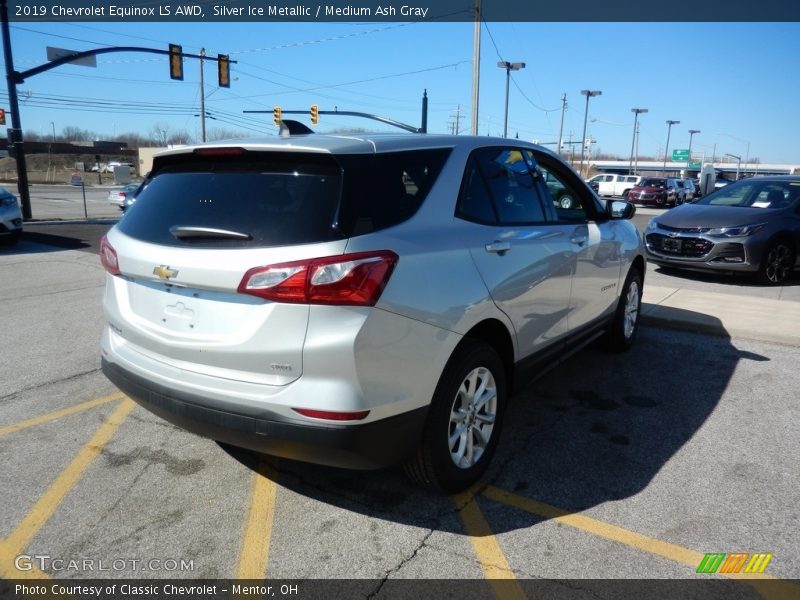 Silver Ice Metallic / Medium Ash Gray 2019 Chevrolet Equinox LS AWD