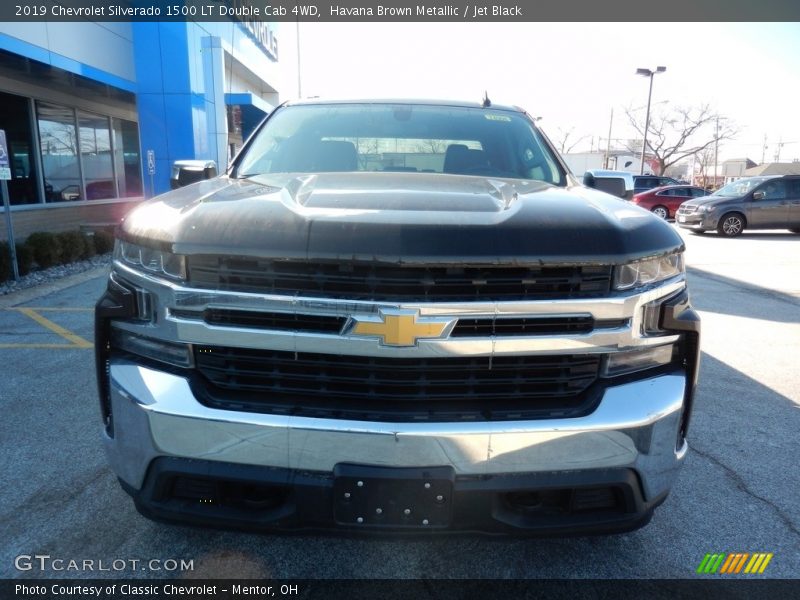 Havana Brown Metallic / Jet Black 2019 Chevrolet Silverado 1500 LT Double Cab 4WD