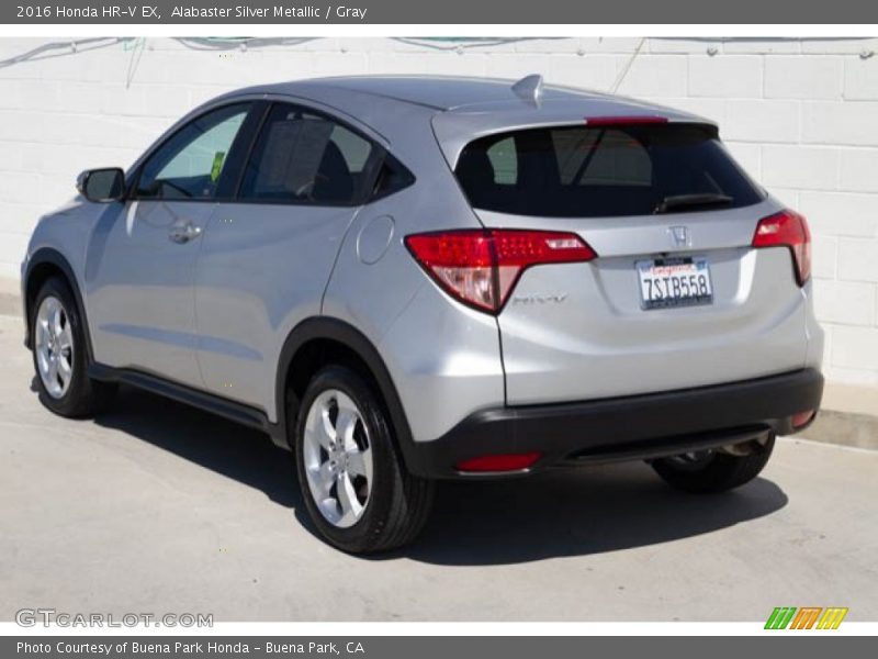 Alabaster Silver Metallic / Gray 2016 Honda HR-V EX