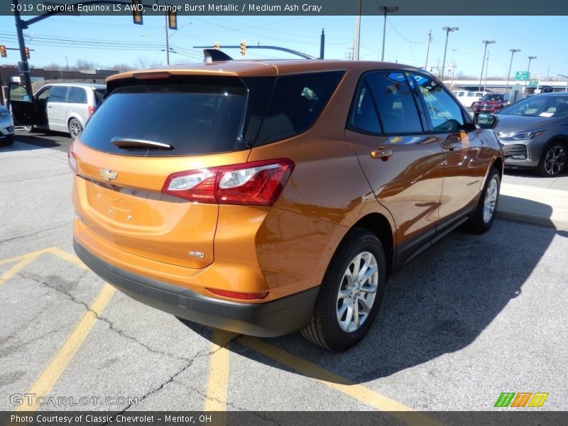 Orange Burst Metallic / Medium Ash Gray 2019 Chevrolet Equinox LS AWD