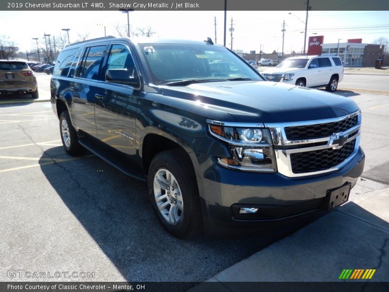 Shadow Gray Metallic / Jet Black 2019 Chevrolet Suburban LT 4WD