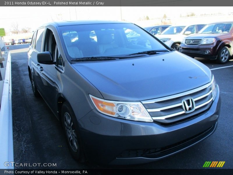 Polished Metal Metallic / Gray 2011 Honda Odyssey EX-L